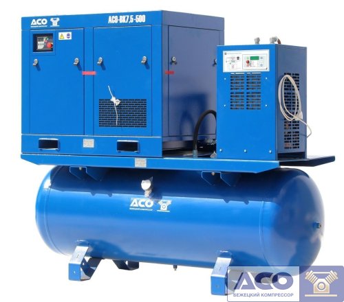 Винтовой компрессор АСО-ВК7,5/13М2.ОВ-500 Бежецкого завода АСО фото 3