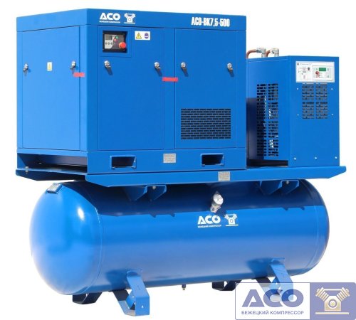 Винтовой компрессор АСО-ВК7,5/13М2.ОВ-500 Бежецкого завода АСО фото 2