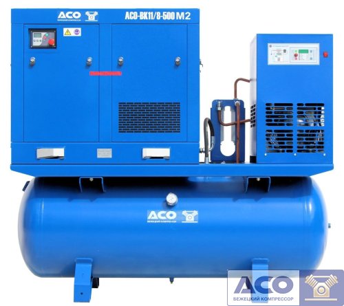 Винтовой компрессор АСО-ВК11/8М2.ОВ-500 Бежецкого завода АСО