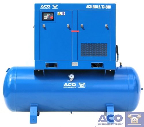 Винтовой компрессор АСО-ВК 5,5/13М2-500 Бежецкого завода АСО